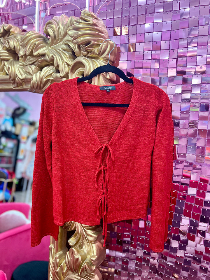 All Too Well Front Tie Cardigan