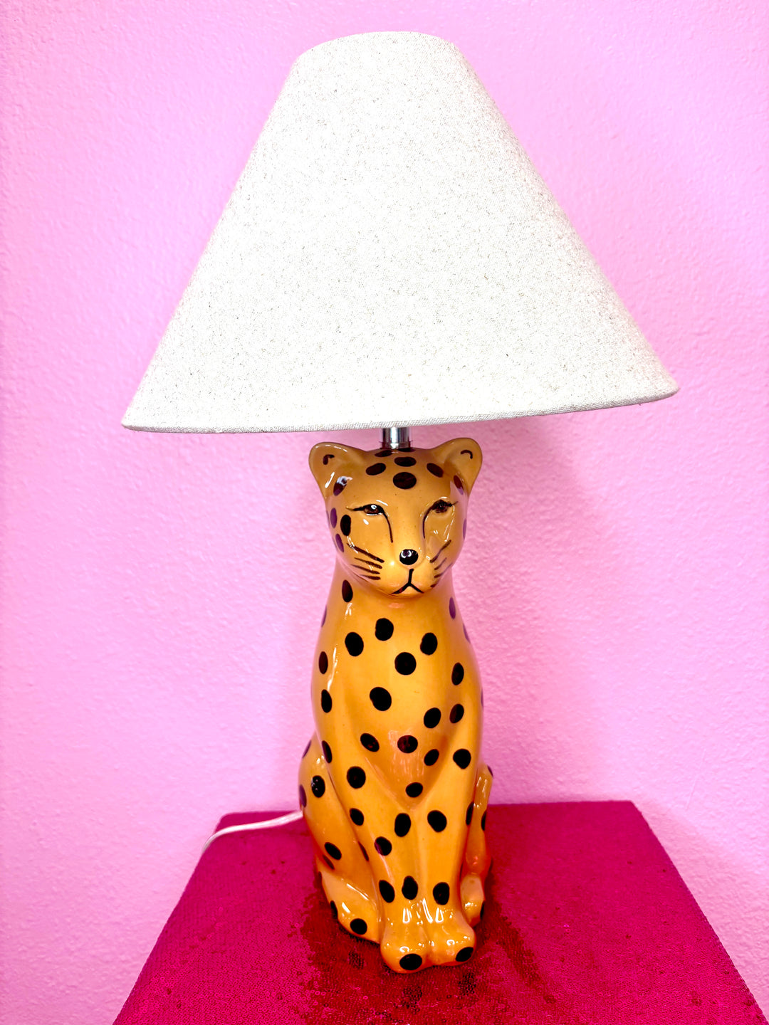 Charlie The Cheetah Table Lamp