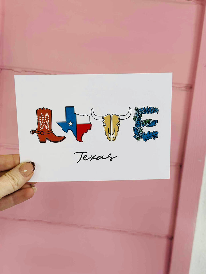Texas Forever Postcard