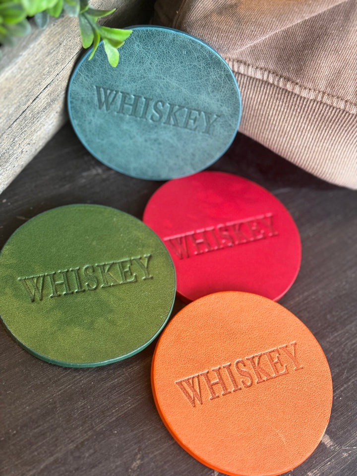 Leather Coaster by Jimmy