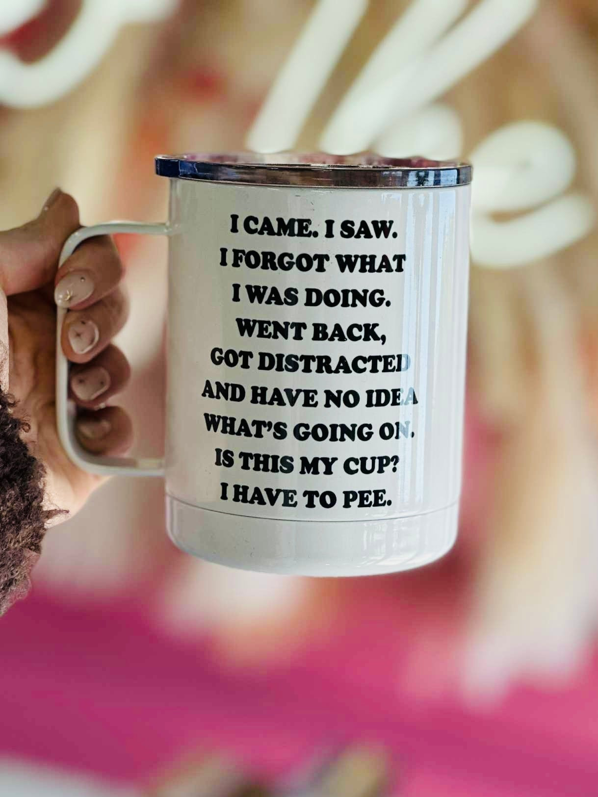 Forgot What I Was Doing Travel Mug