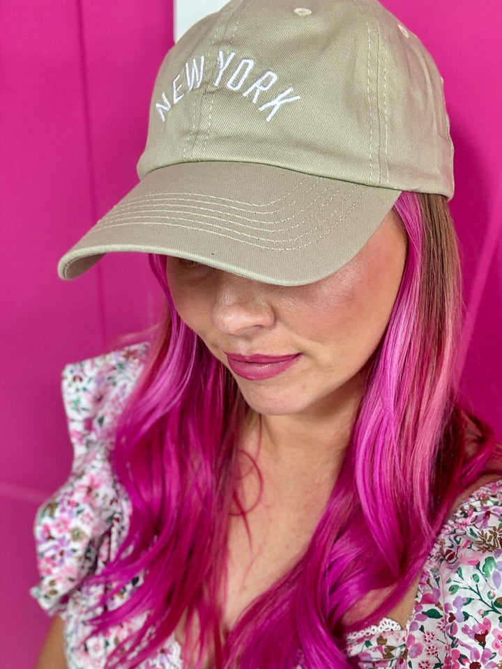 Embroidered City Cap