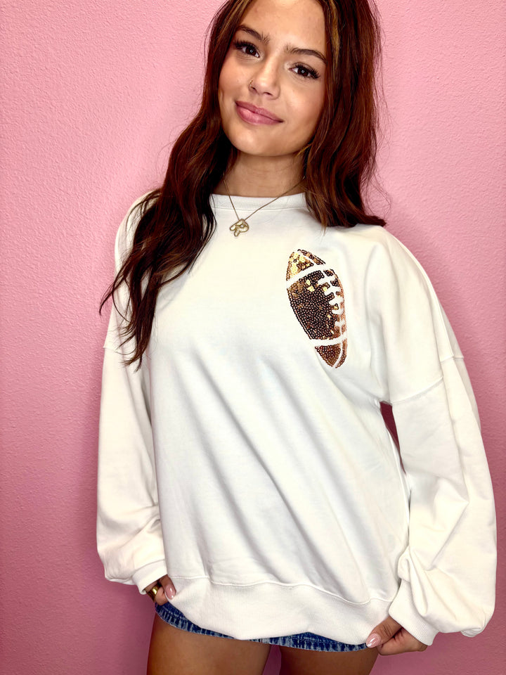 Game Day Football Crewneck Sweater