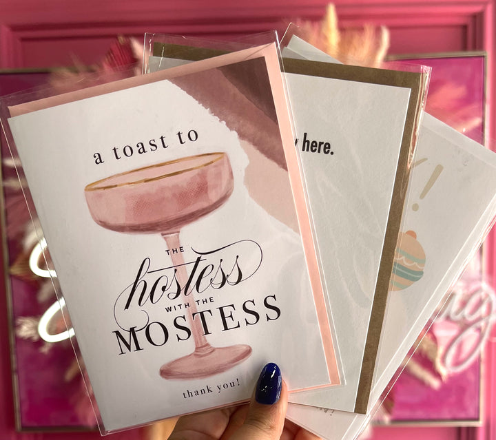 Hostess with the Mostess Greeting Card