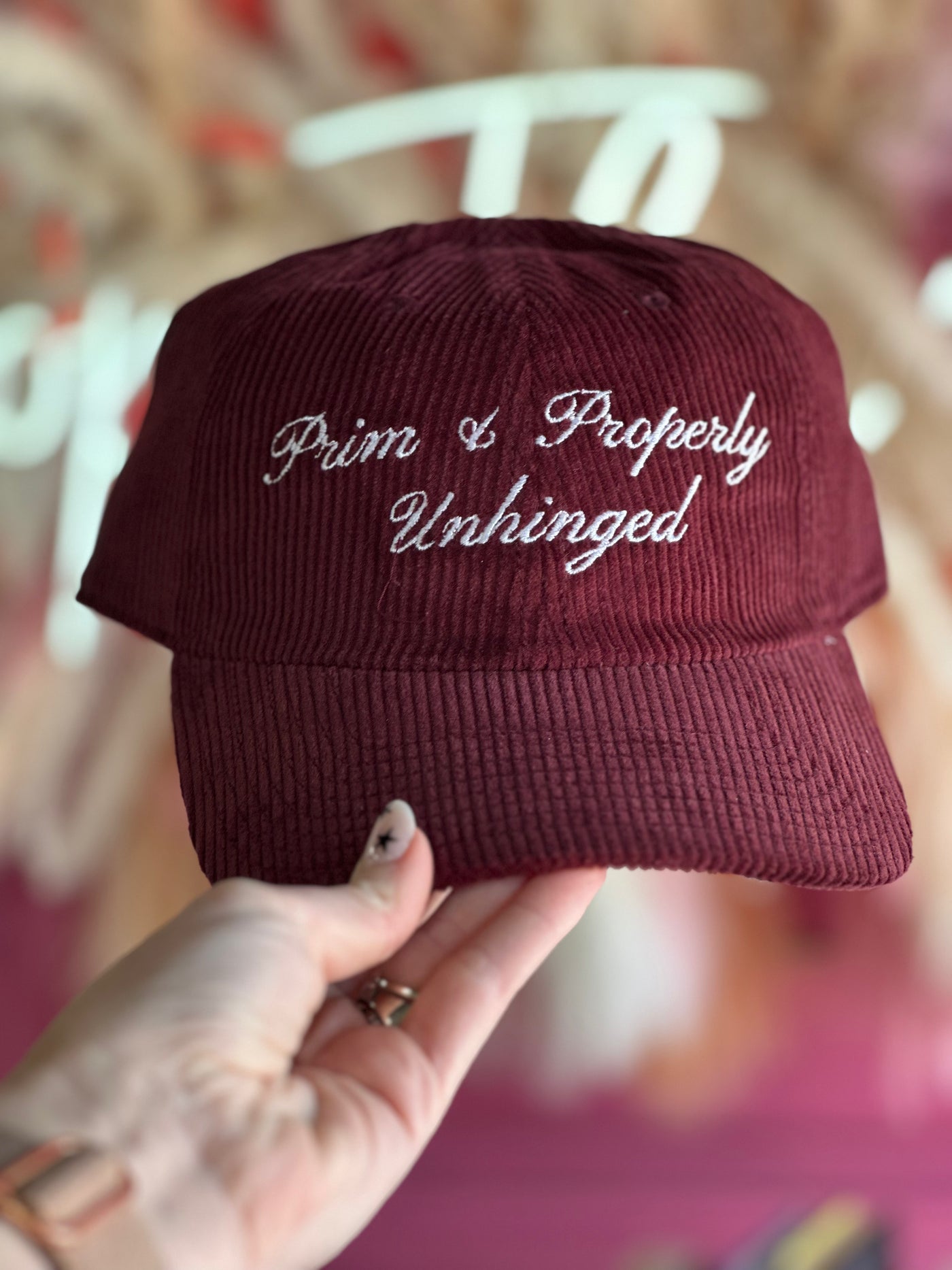 Prim & Properly Unhinged Hat