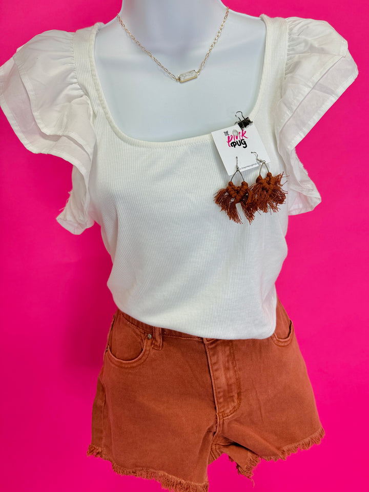 Hey Darlin' Frayed Shorts