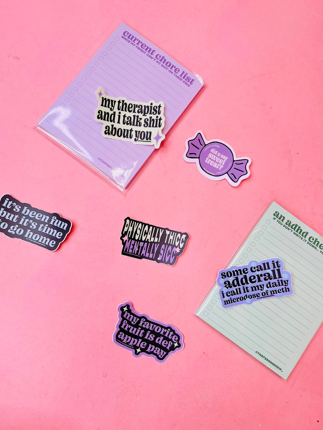 Therapist & I Talk Shit About You Sticker