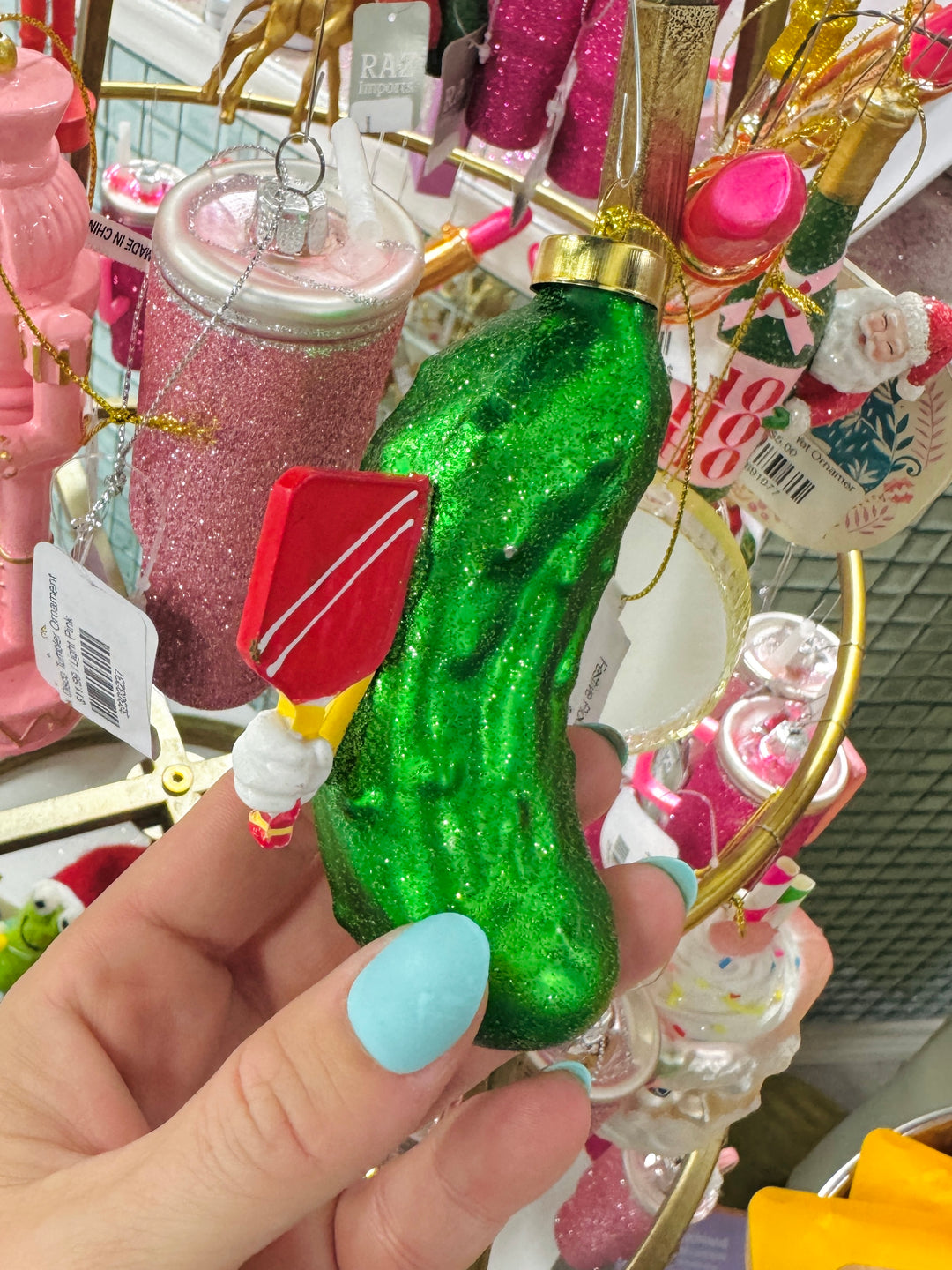 Festive Pickle Play Ornament
