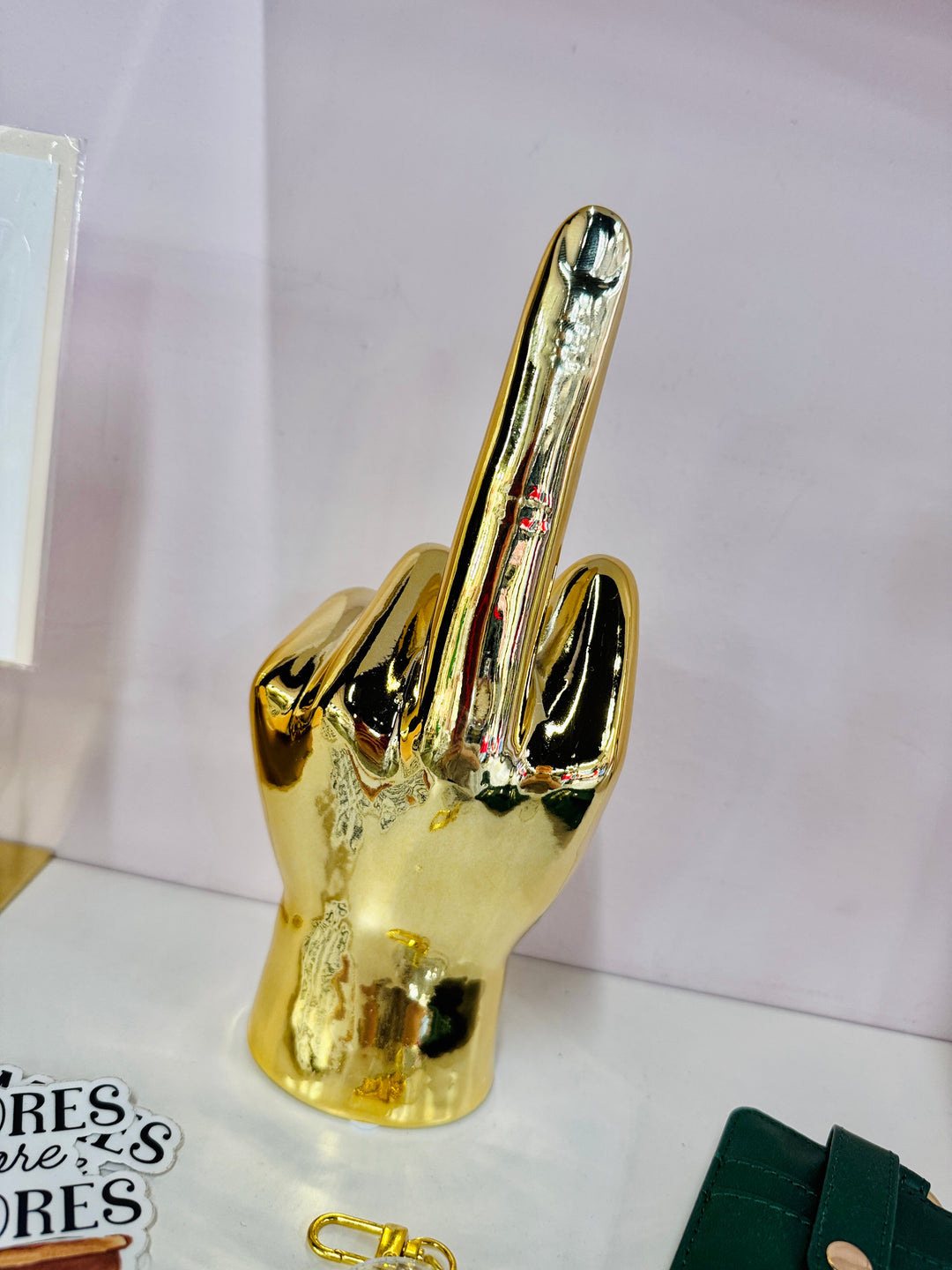 Middle Finger Table Top Sculpture