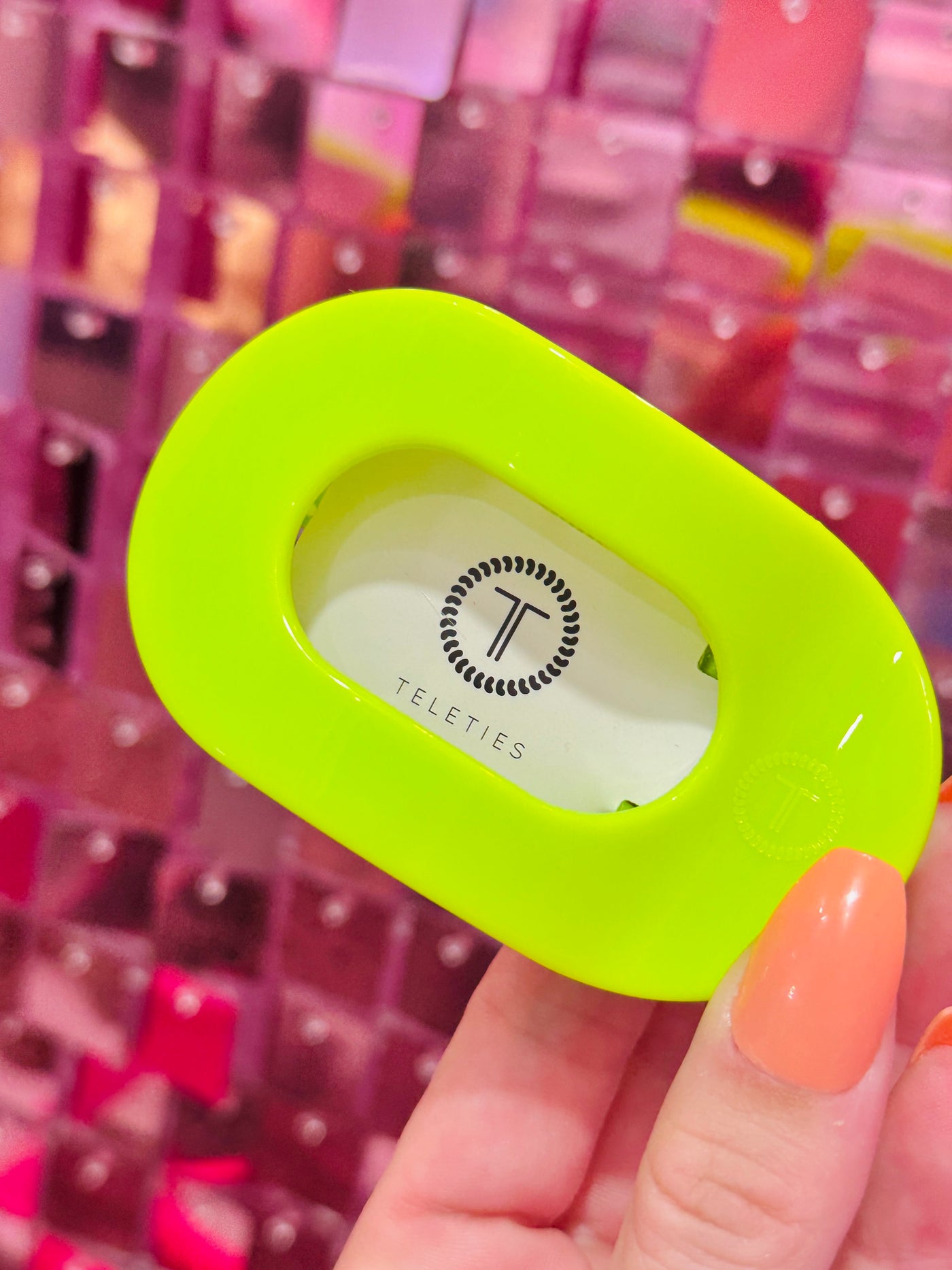 Summer Brights Round Flat Hair Clip