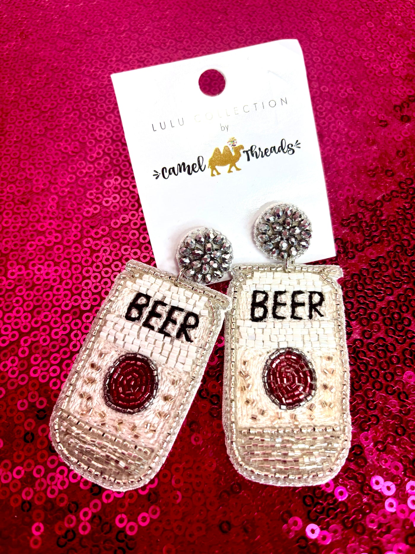 Beer Beaded Earrings