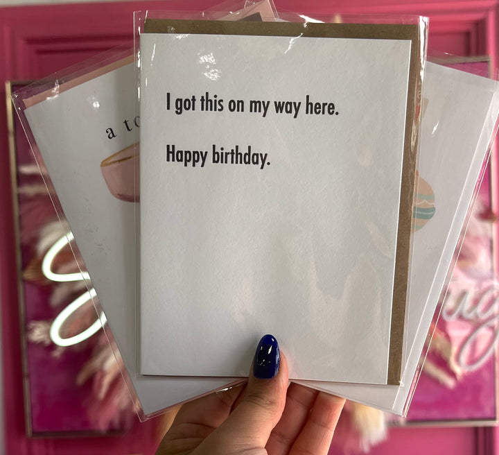 Way Here Birthday Card