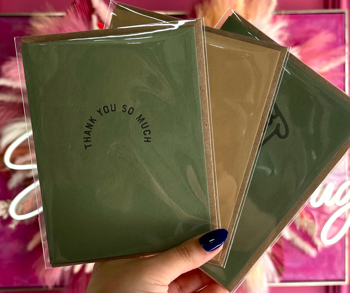 Thank You So Much Arch Greeting Card