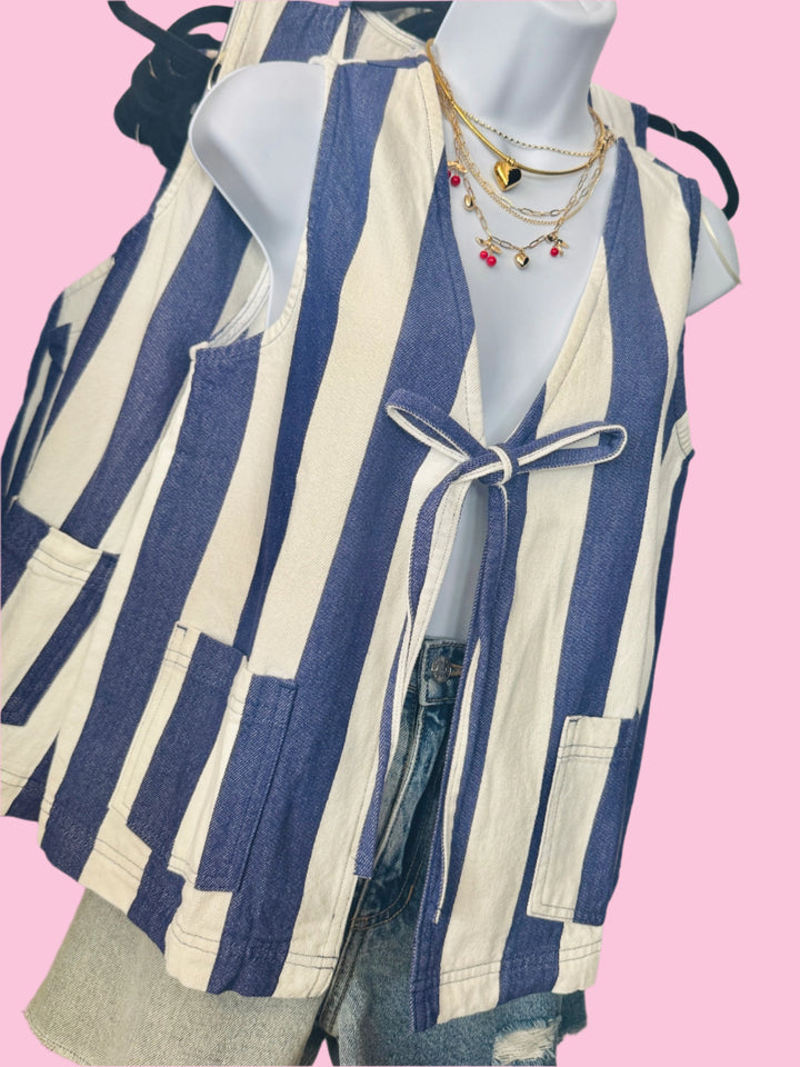 The Pheobe Stripe Vest