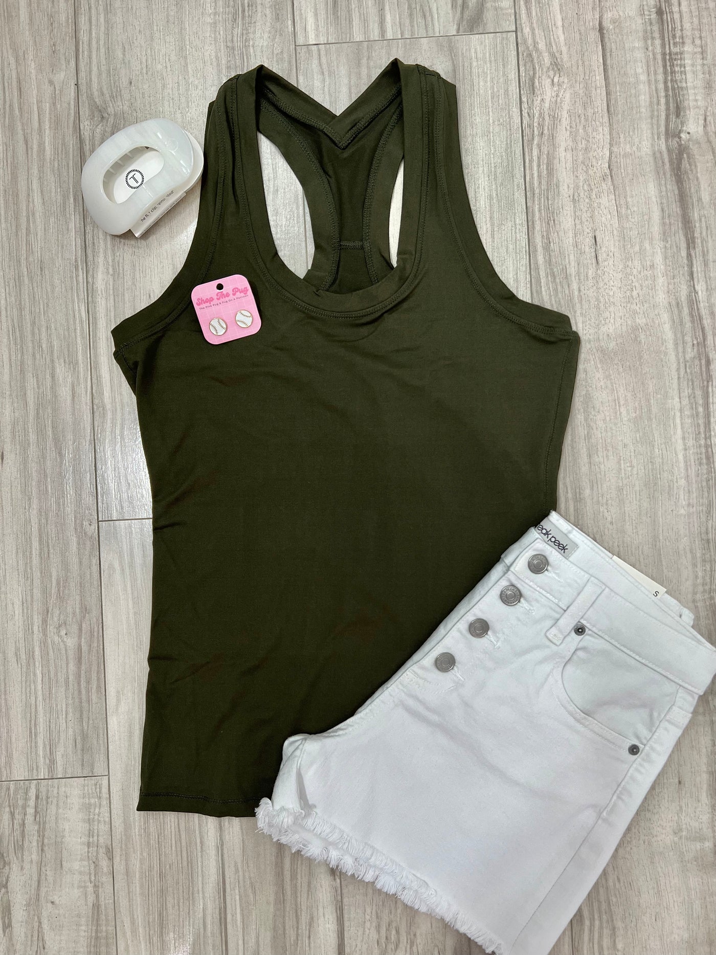 Olive Butter Soft Tank Top