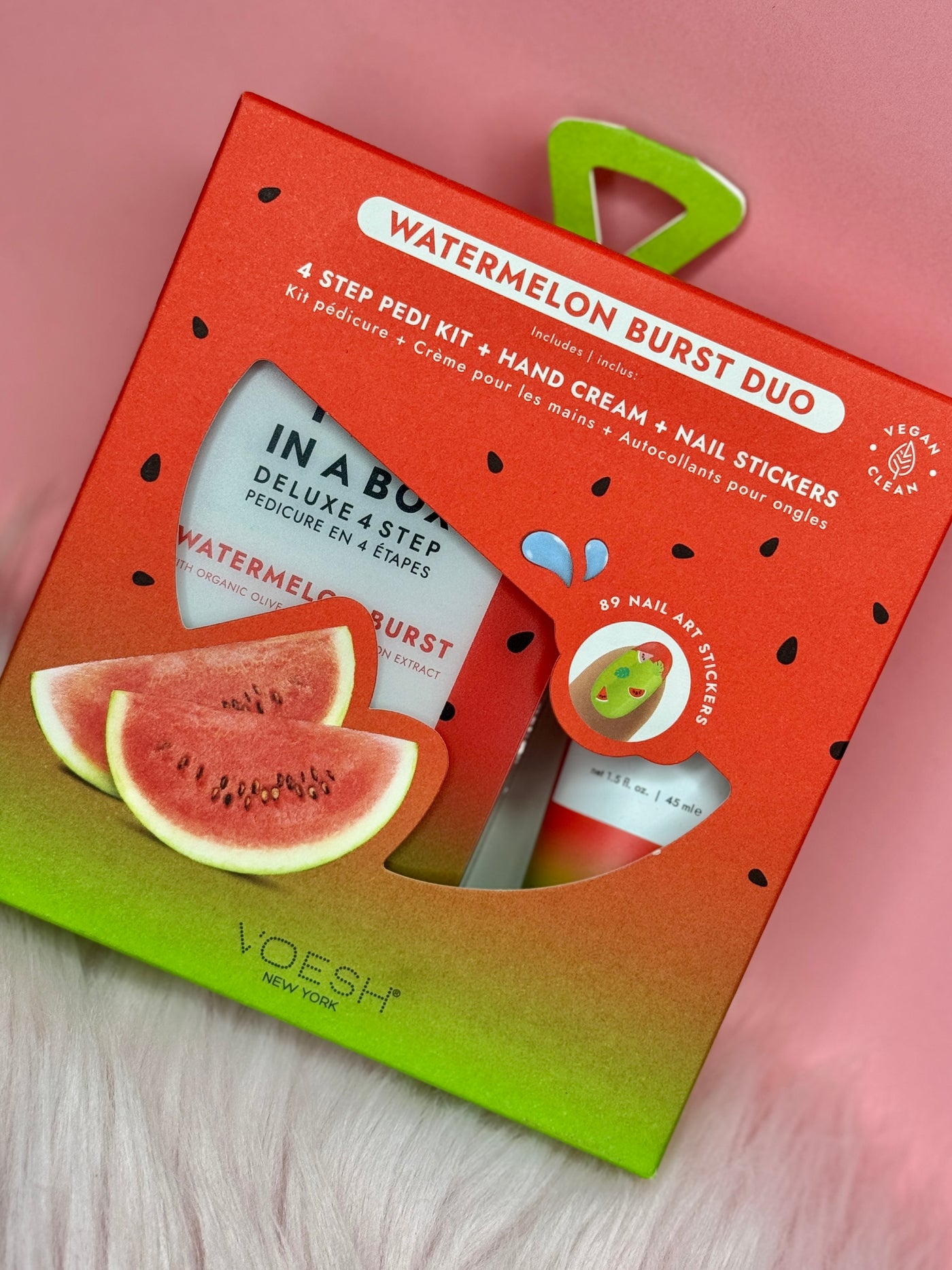 Watermelon Burst Duo With A Nail Sticker