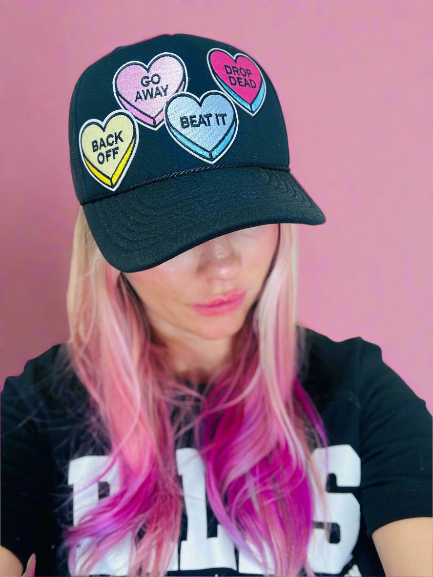 Salty Convo Hearts Trucker Hat