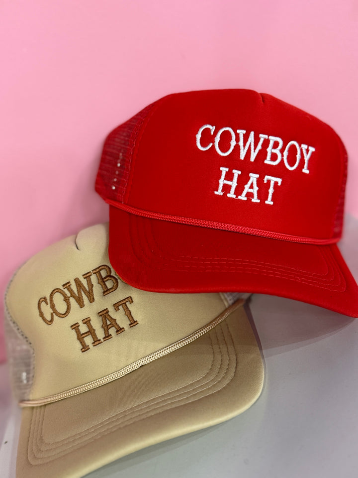 Cowboy Hat Trucker Hat