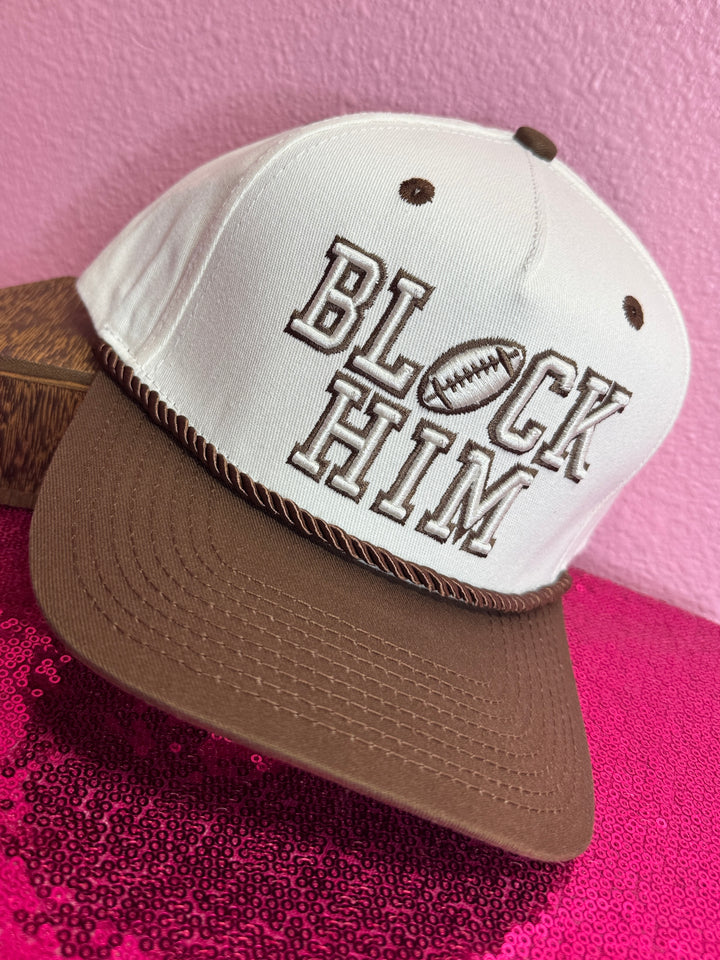 Block Him Football Trucker Hat