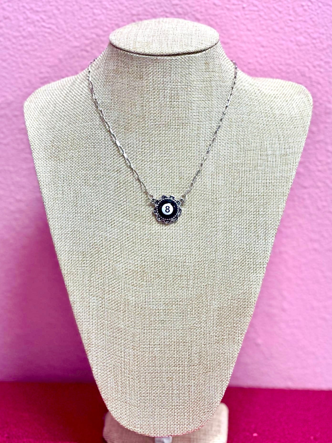 The Lucky Shot 8 Ball Necklace