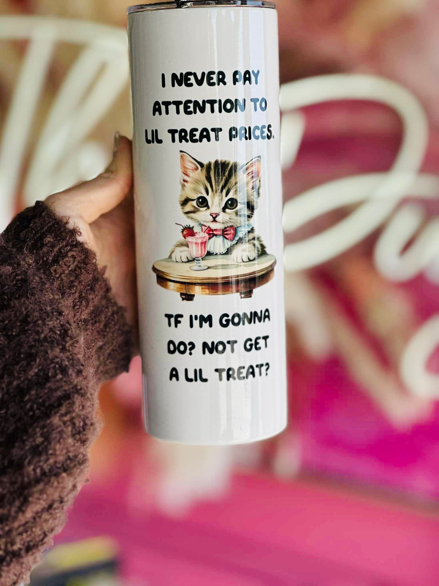 Lil Treat Tall Travel Tumbler