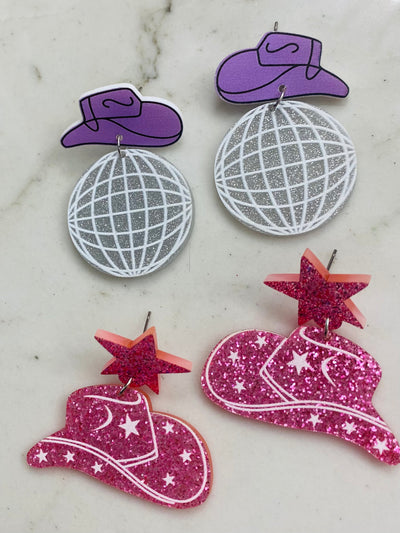 Nashville Glam Resin Earrings