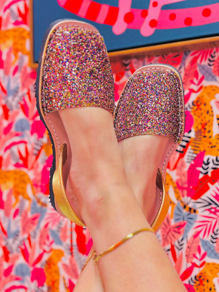 Glitter & Gold Sandals