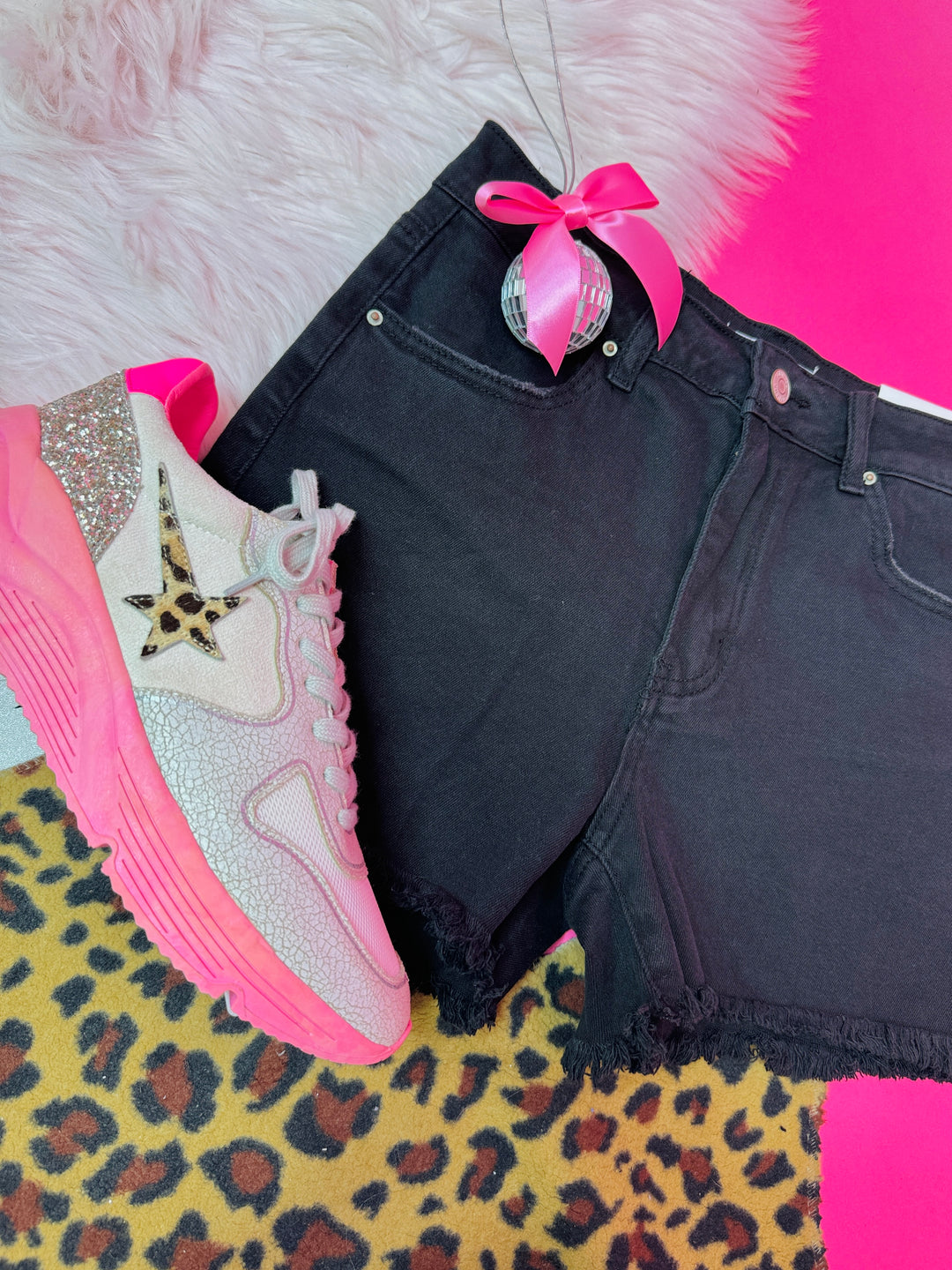 I'm The Drama Denim Shorts