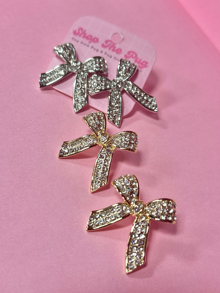 The Perfect Touch Bow Earrings