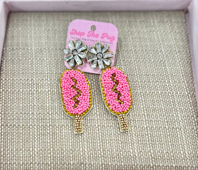 Popsicle Time Beaded Earrings