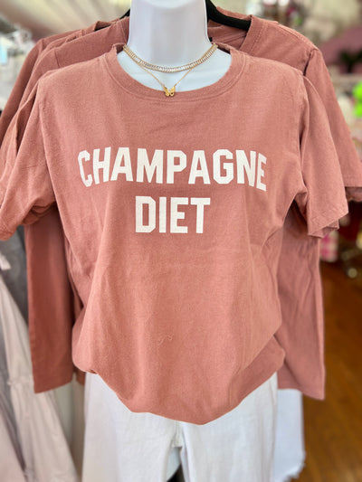 Champagne Diet Graphic Tee