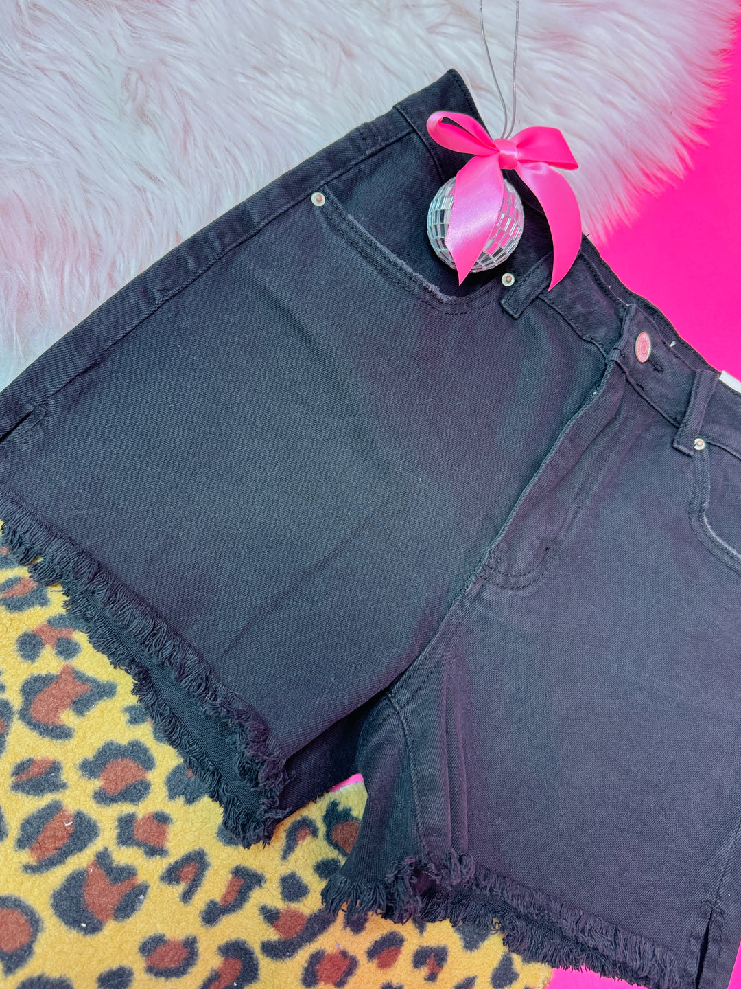 I'm The Drama Denim Shorts