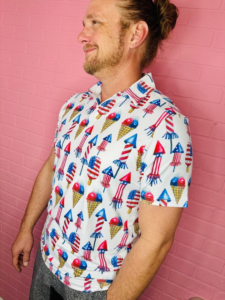 Merica Men's Polo
