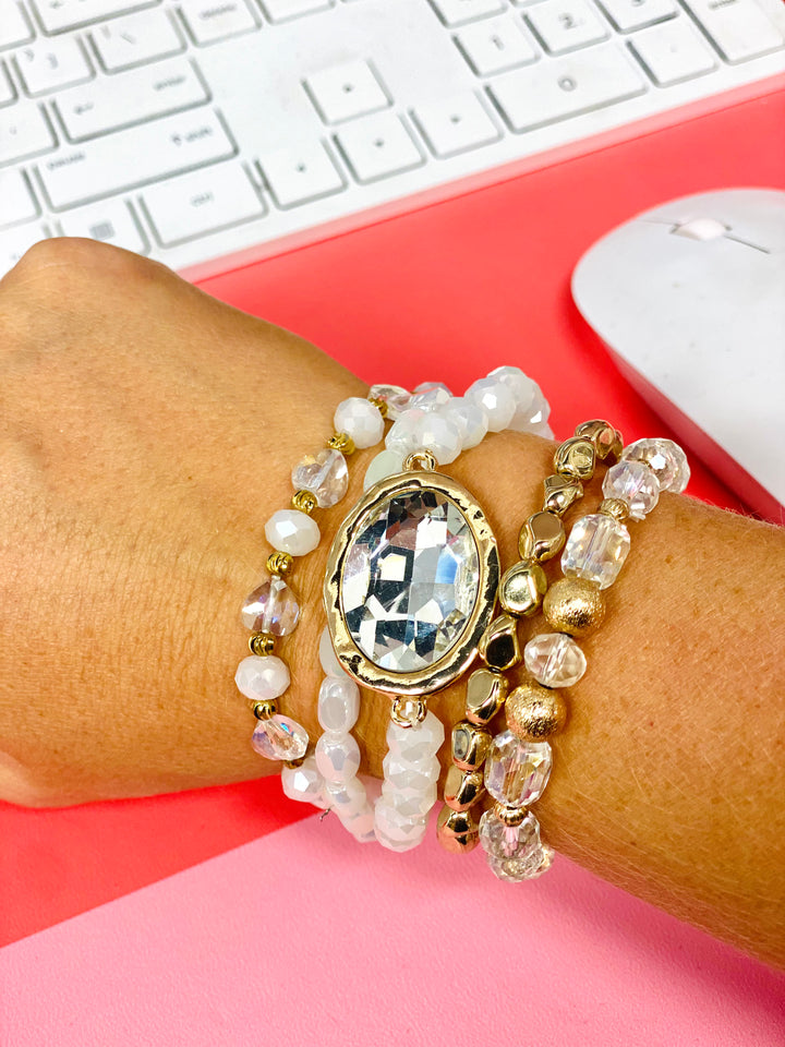 Crystal Beaded Arm Party