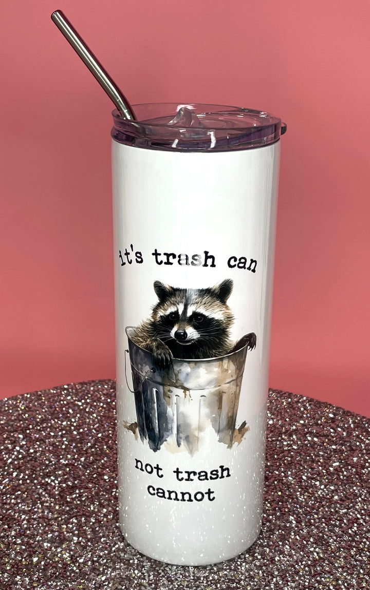 It's Trash Can Not Trash Cannot Racoon Funny Tall Travel Cup