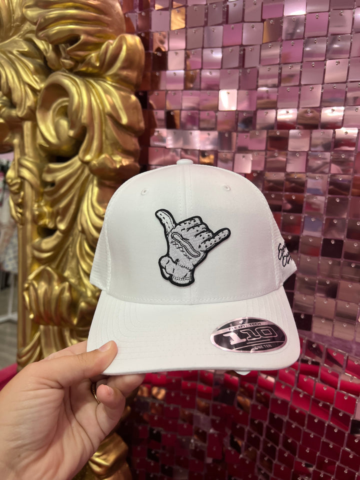 Hang Loose Flexfit Snapback White Hat