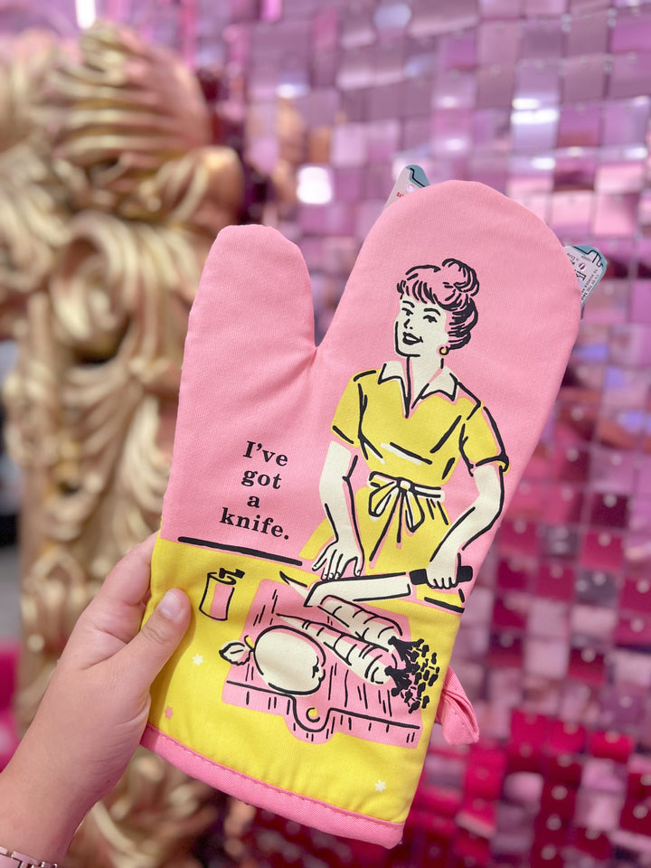 I've Got A Knife Oven Mitt