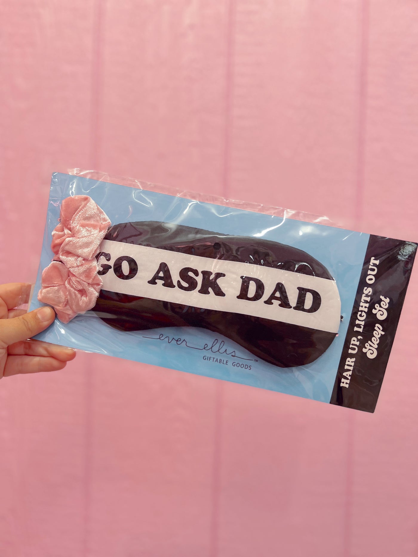 Ask Dad Hair Up Lights Out Mask Set