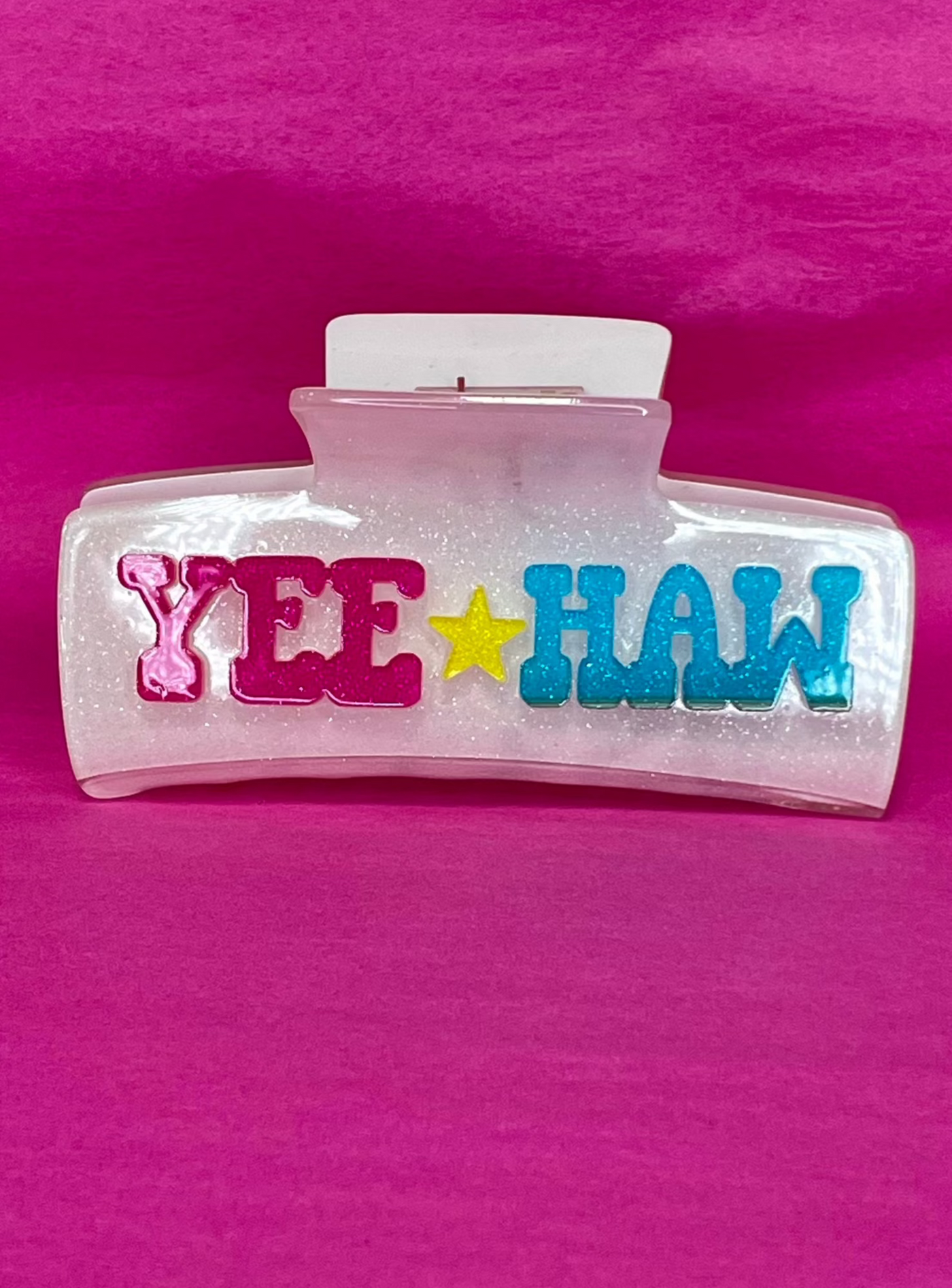 YeeHaw Acrylic Hair Clip