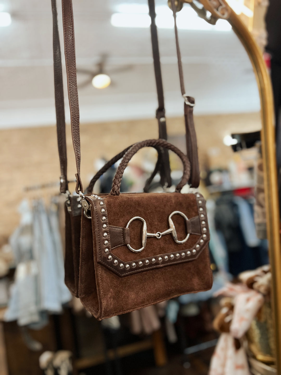 Saddle & Studs Snaffle Bag