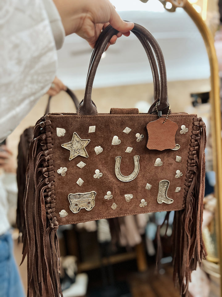 Wild West Fringe & Stud Bag