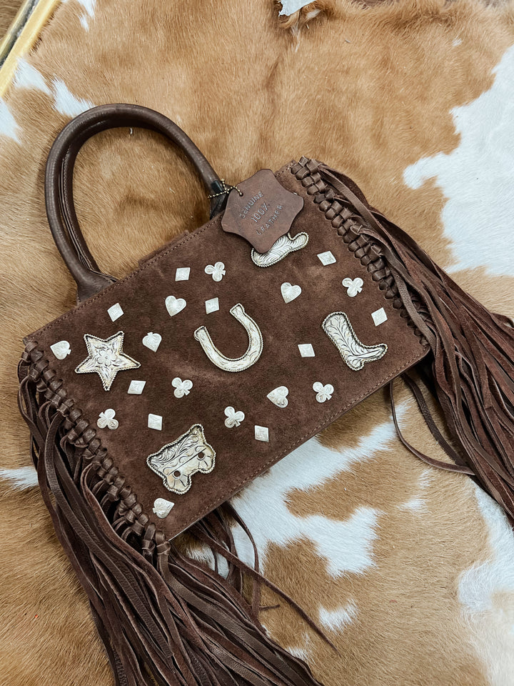 Wild West Fringe & Stud Bag