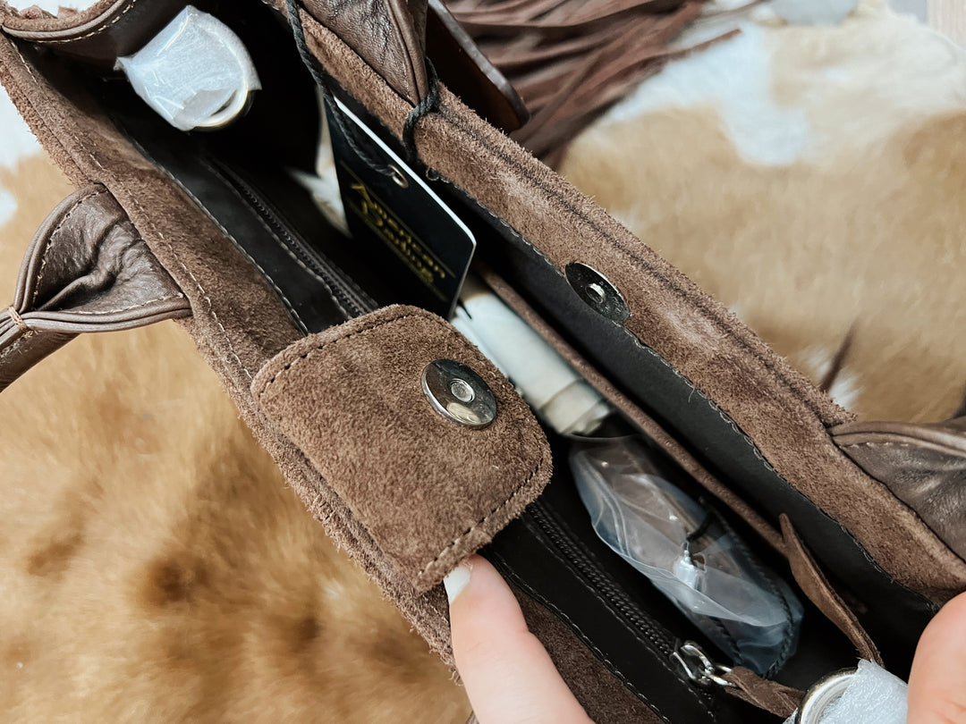 Wild West Fringe & Stud Bag