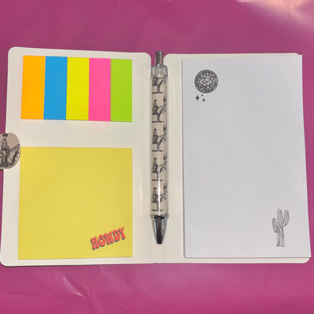 Punchy Sticky Notepad Holder