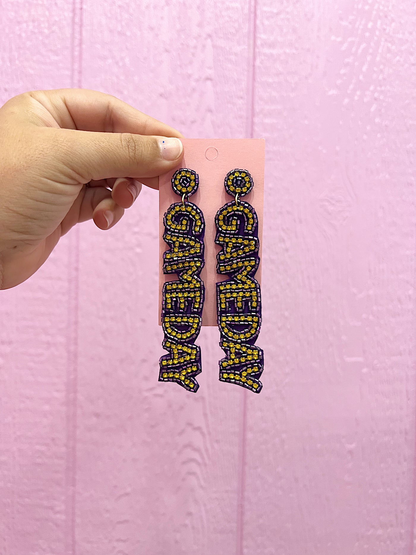 Golden Gameday Earrings