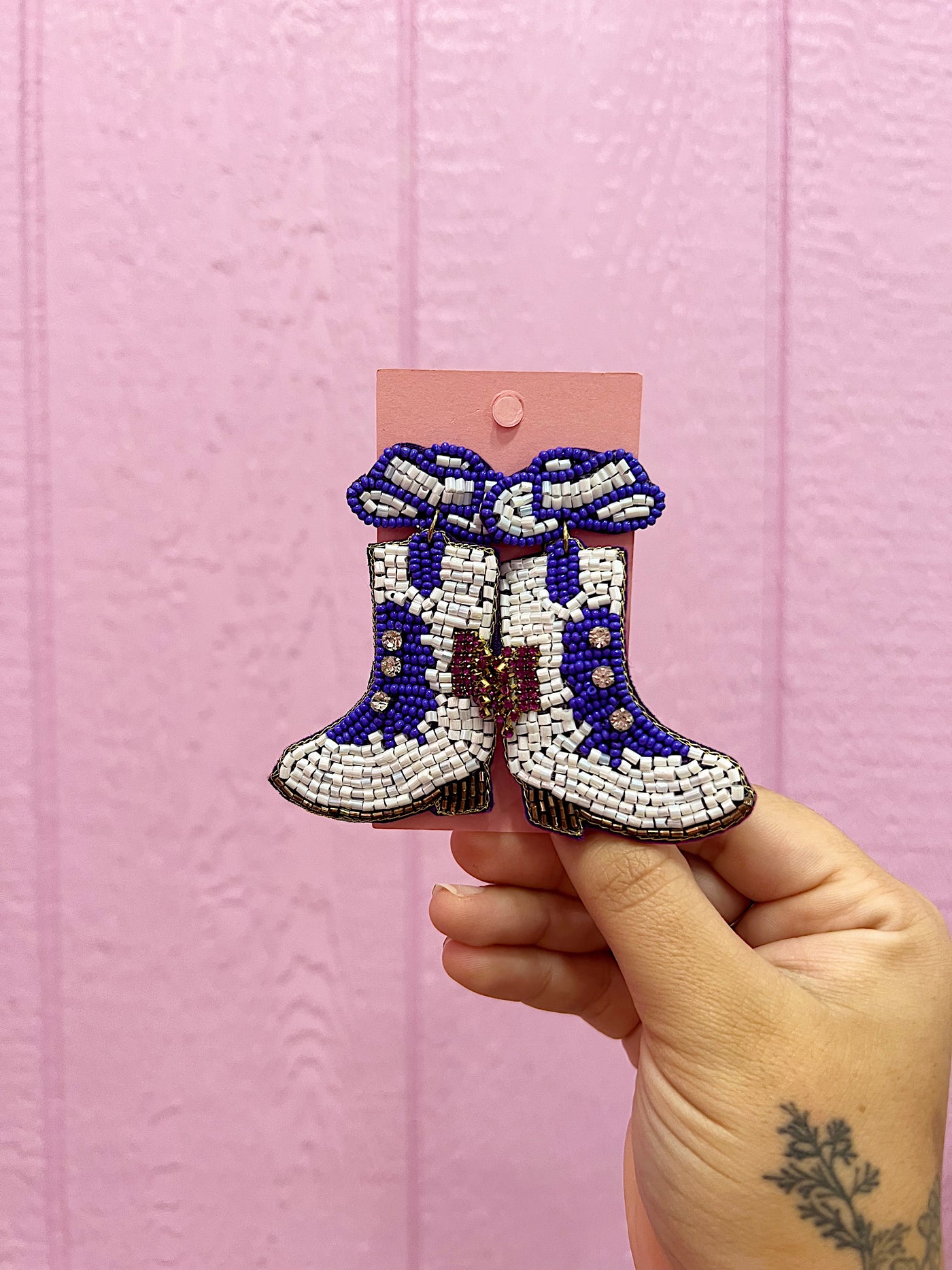 Game Day Cowgirl Earrings