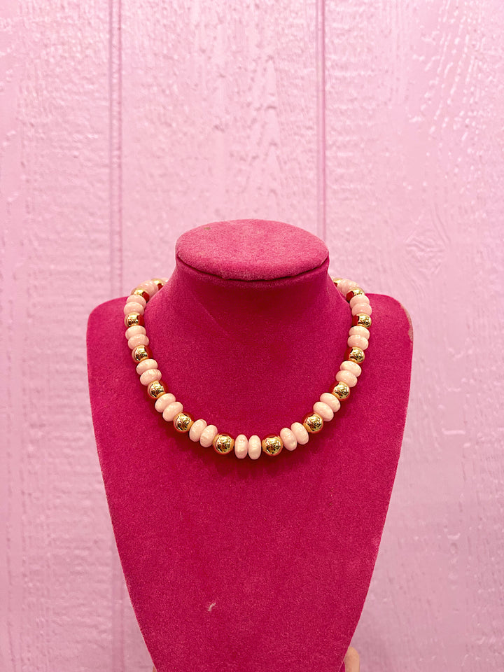 Spring Beauty Beaded Necklace