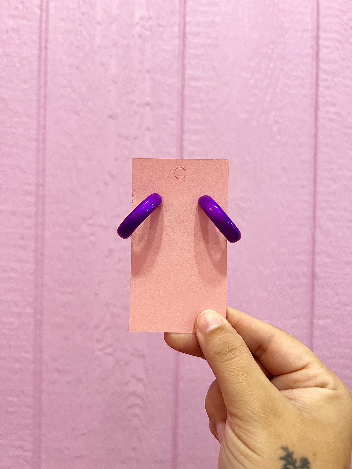 Electric Purple Hoops