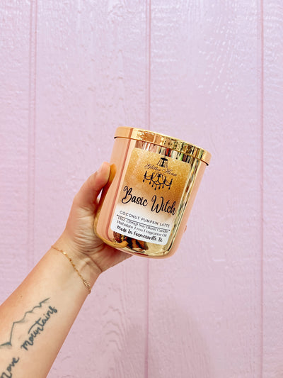 Glitter House Candles Gold 14oz Candle