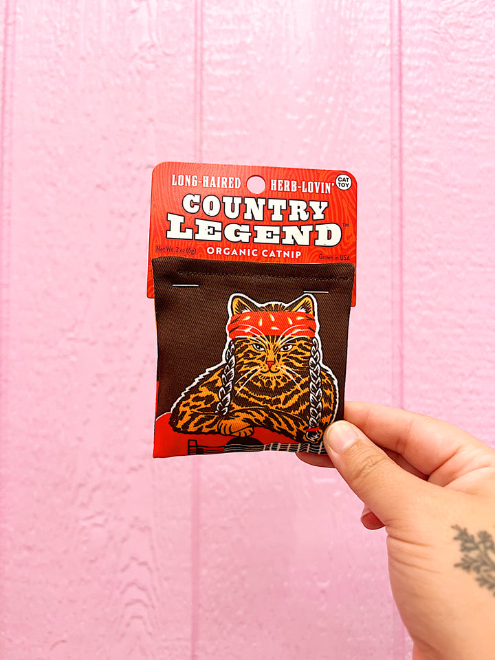 Long-Haired Herb-Lovin' Country Legend Catnip Toy